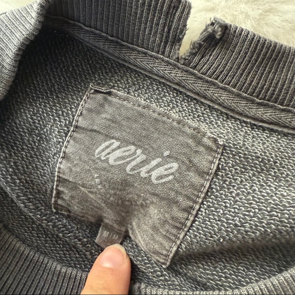 Aerie The Chill Crewneck Sweatshirt in Ghostbusters Graphic Gray Medium - Picture 6 of 12